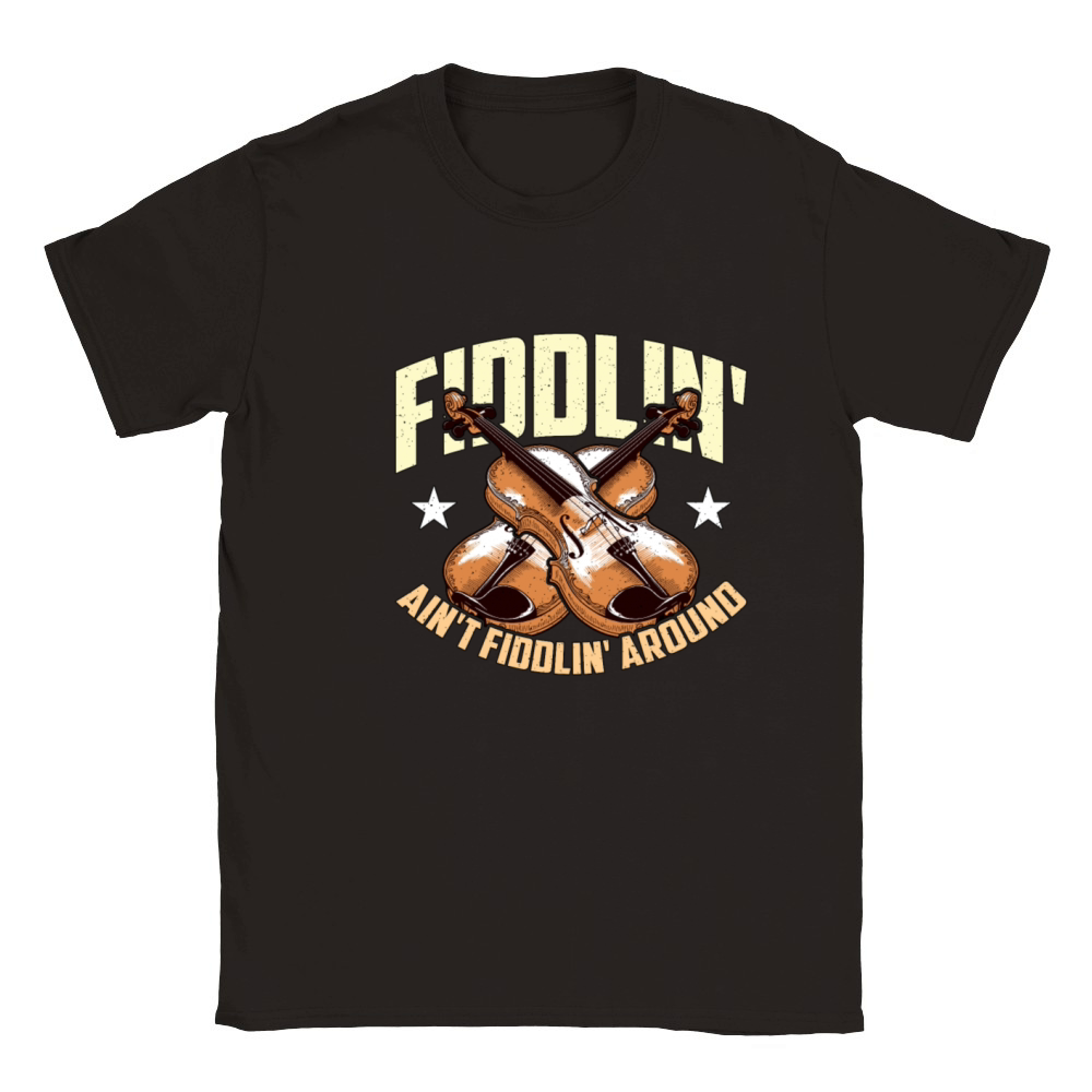 Fiddle Fiddlin Classic Kids Crewneck T-shirt