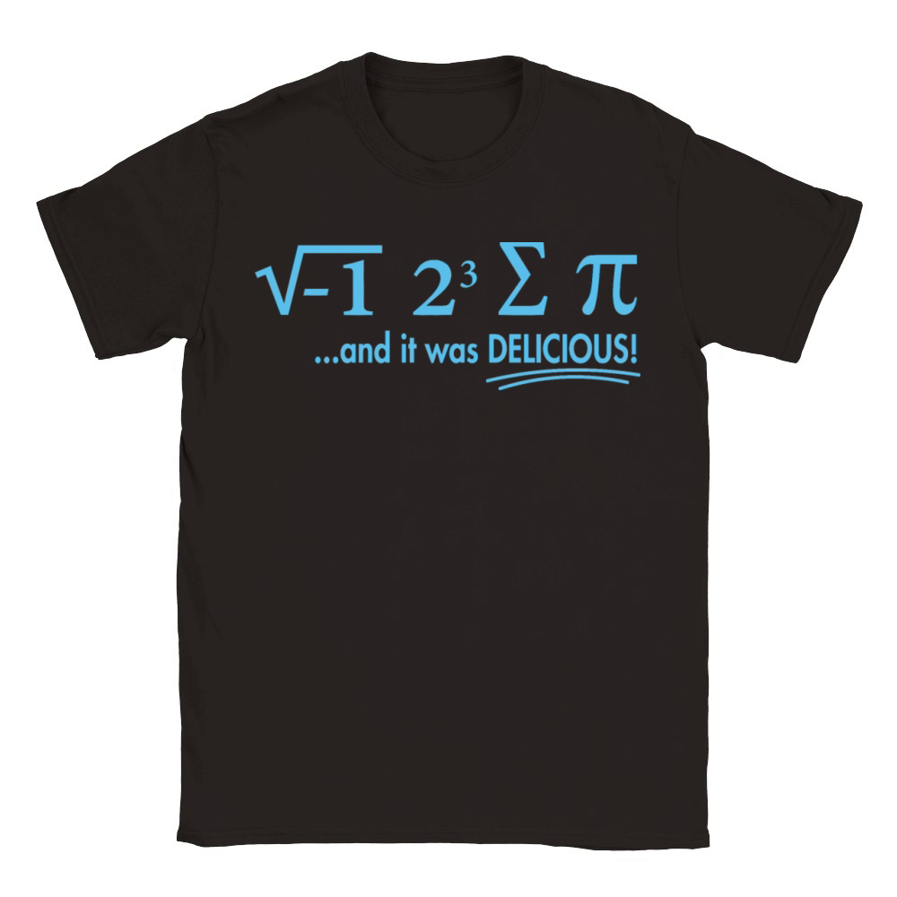 I Ate Some Pie And It Was Delicious 8 Pi Day 1BK3 Classic Kids Crewneck T-shirt