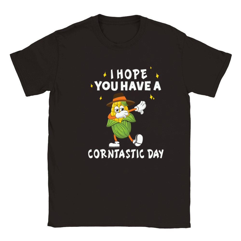 I Hope You Have A Corntastic Day Classic Kids Crewneck T-shirt