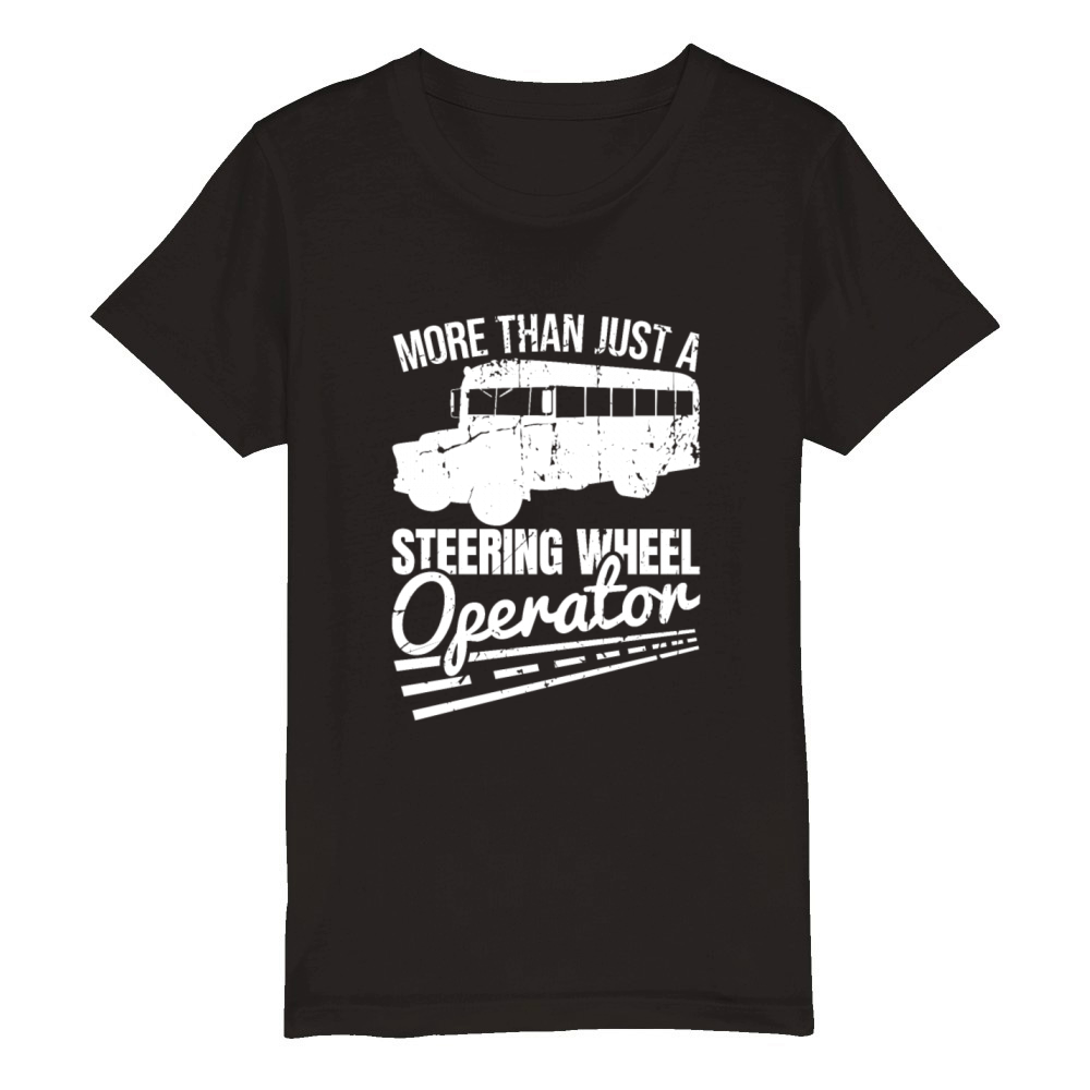 Bus Driver Saying Organic Kids Crewneck T-shirt
