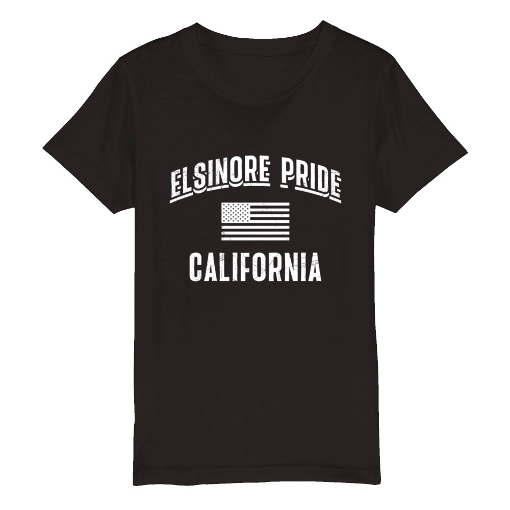 ELSINORE PRIDE CALIFORNIA Fan Nevada Citizen Organic Kids Crewneck T-shirt