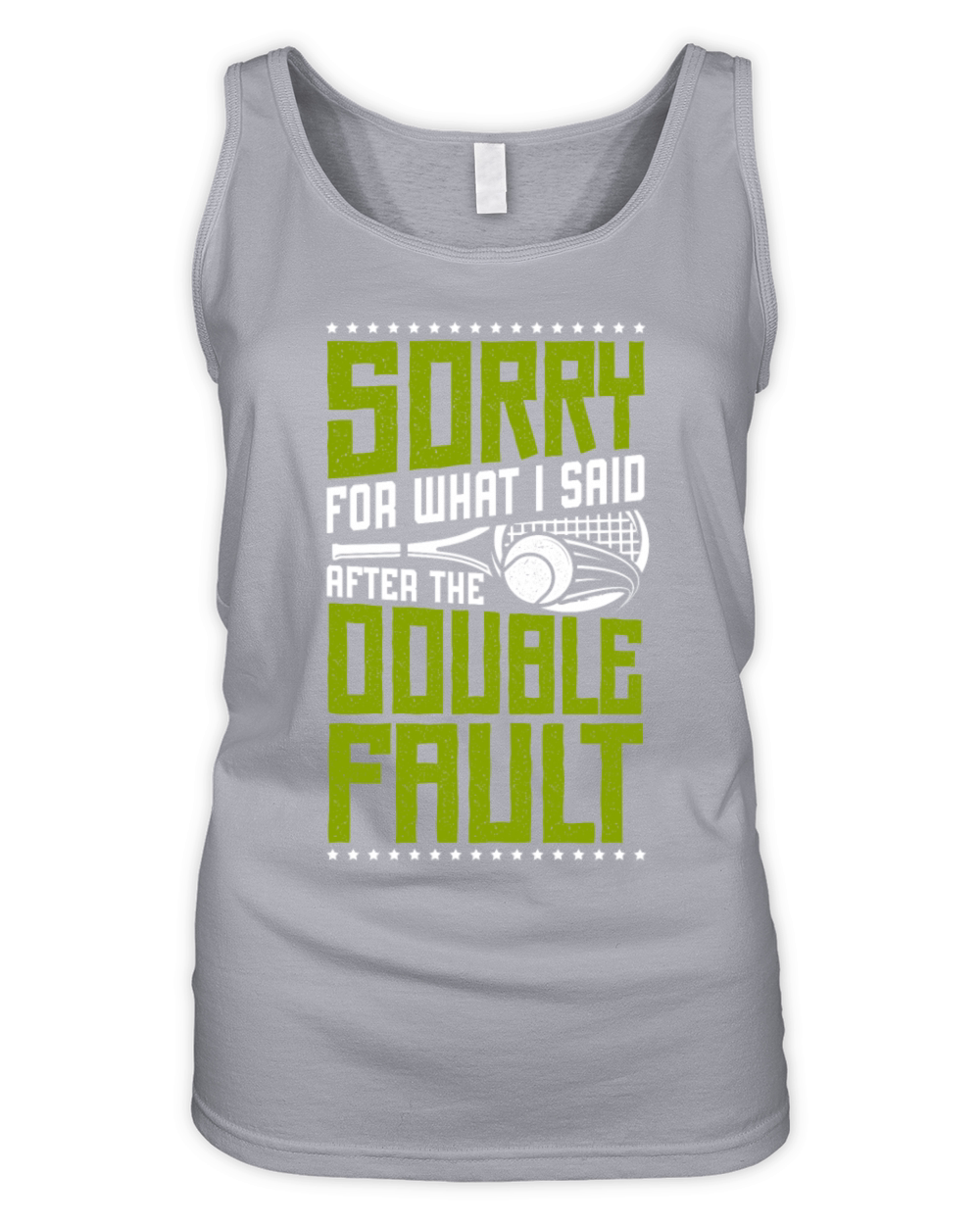 Funny Tennis Player Racket Sorry Organic Women's Tank Top