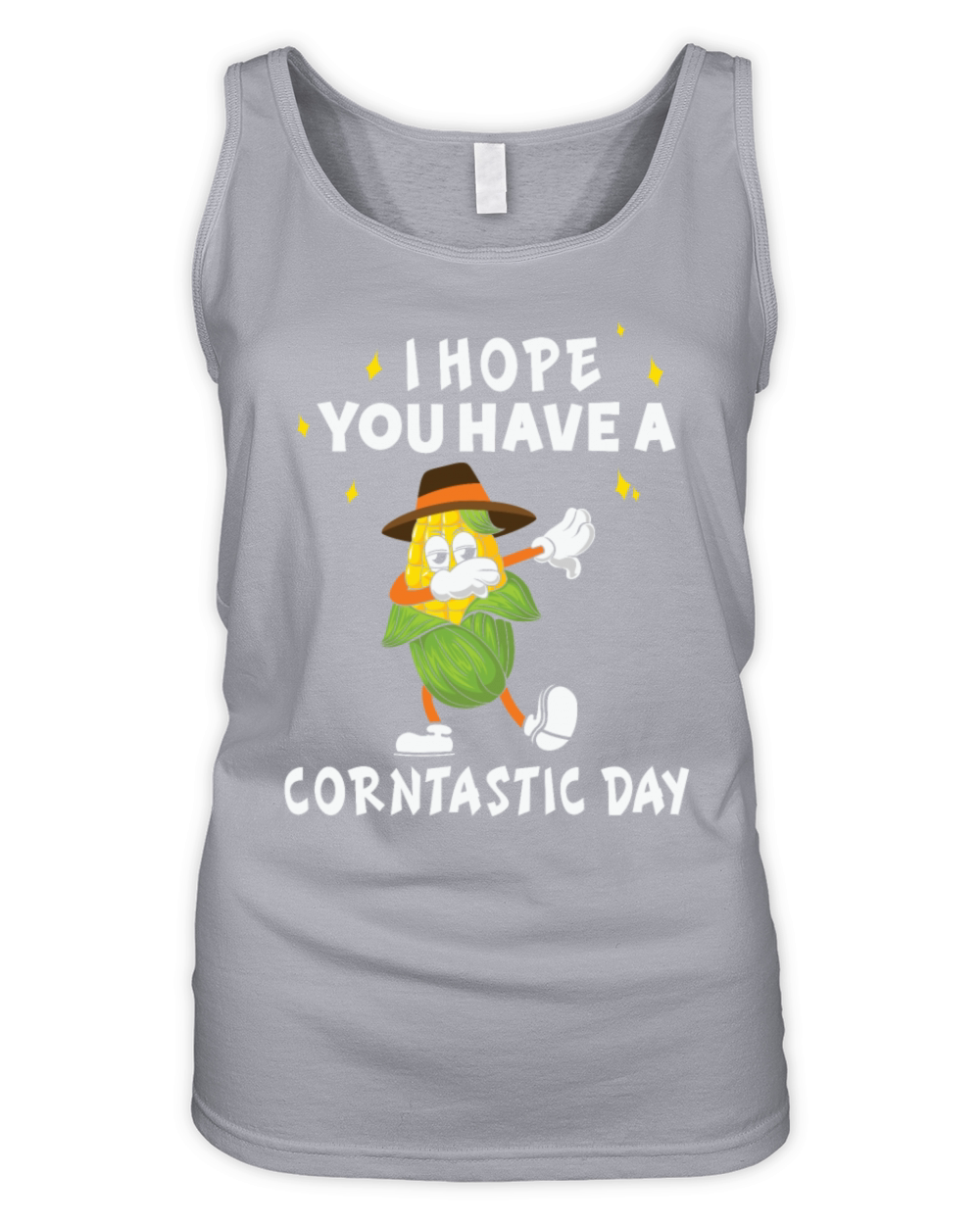 I Hope You Have A Corntastic Day Organic Women's Tank Top