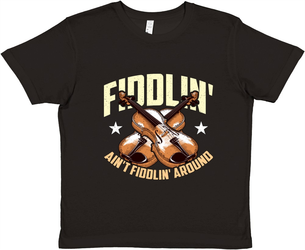 Fiddle Fiddlin Premium Kids Crewneck T-shirt