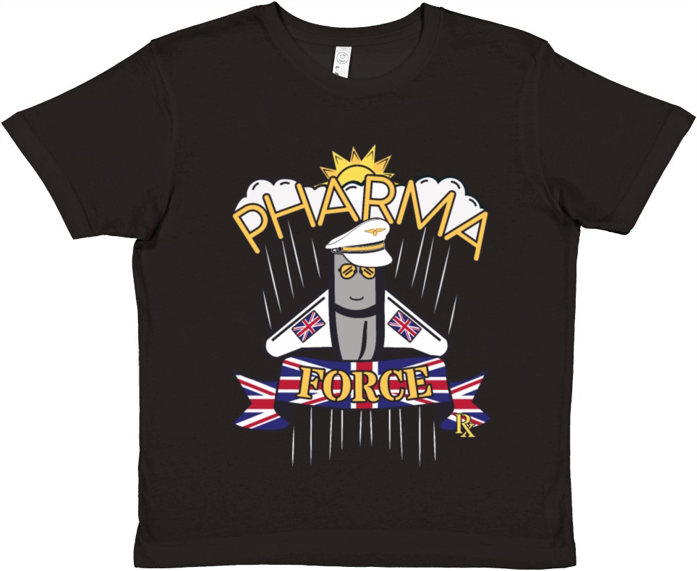 Pharmacy UK Pharma Force Premium Kids Crewneck T-shirt