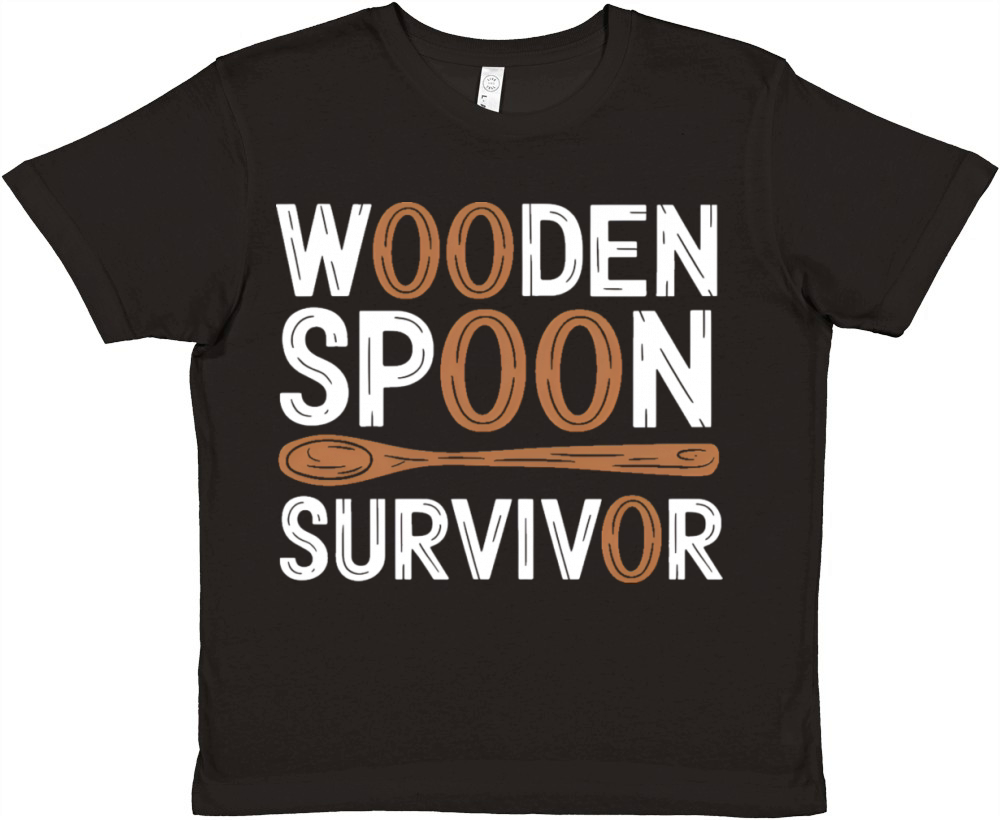 Wooden Spoon Survivor Premium Kids Crewneck T-shirt