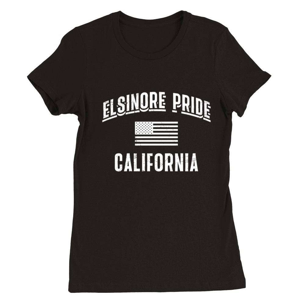 ELSINORE PRIDE CALIFORNIA Fan Nevada Citizen Premium Womens Crewneck T-shirt