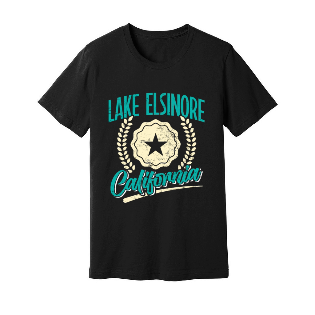 LAKE ELSINORE CALIFORNIA Nevada Lake Elsinore Unisex Jersey Tee