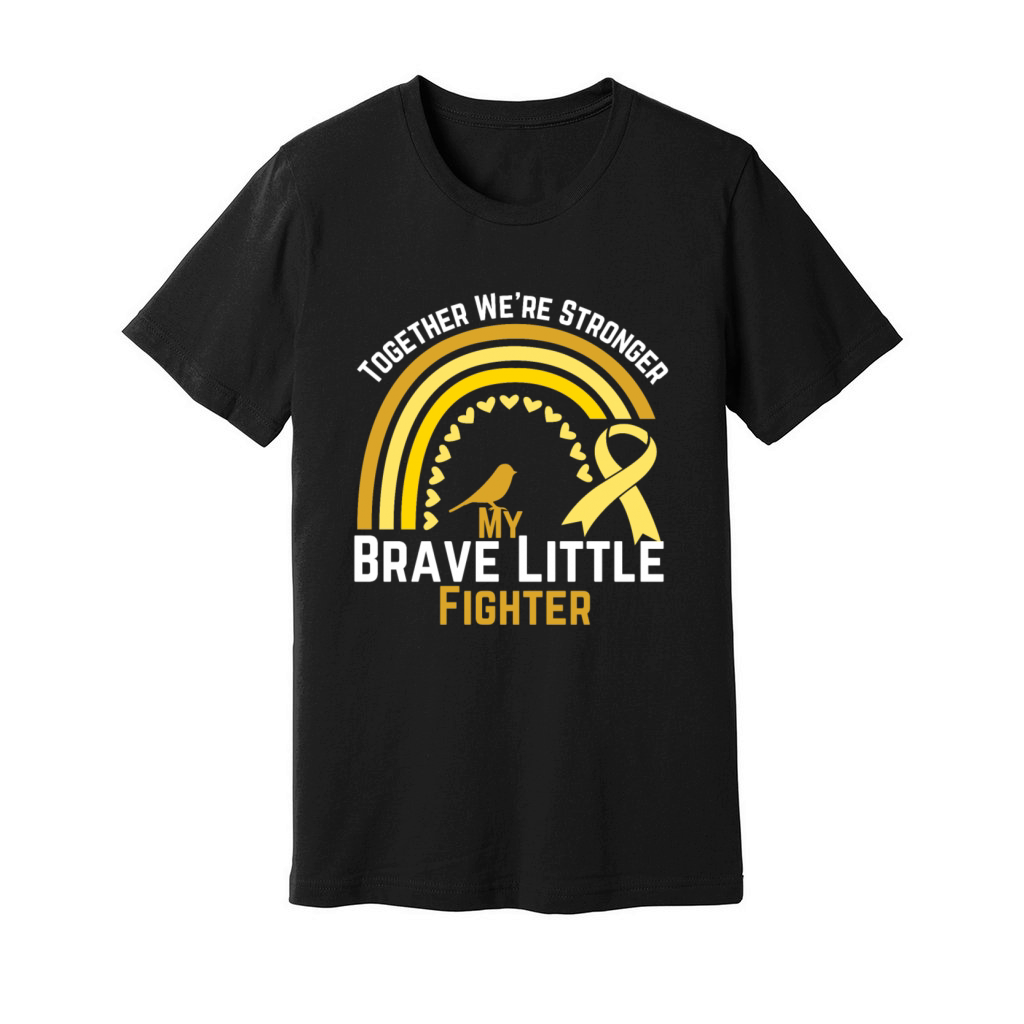 My Brave Little Fighter Cancer Awareness Shirt Unisex Jersey Tee