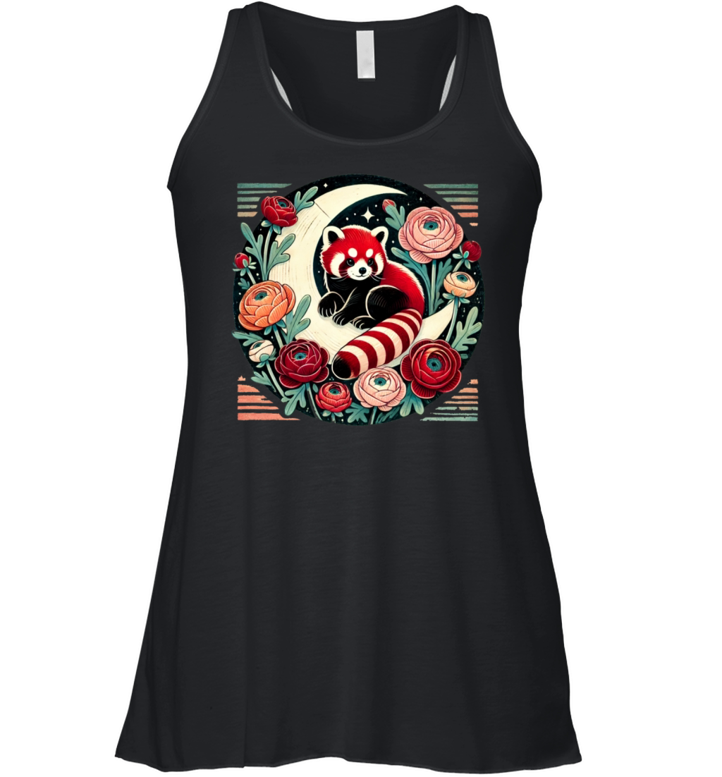 Red Panda Women's Flowy Tank Top