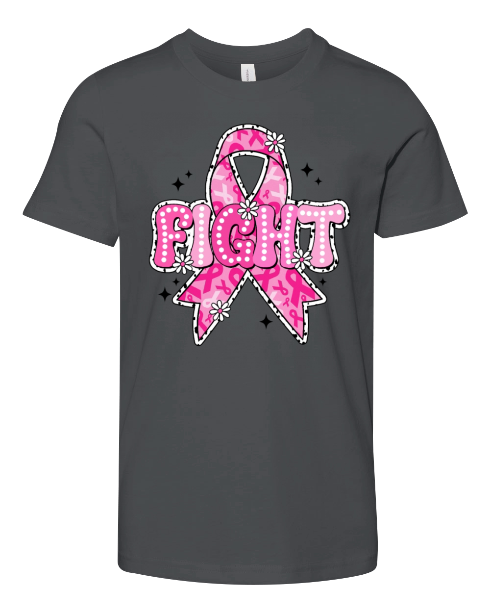 Fight Breast Cancer Breast Cancer Awareness Month Youth Unisex Jersey Tee