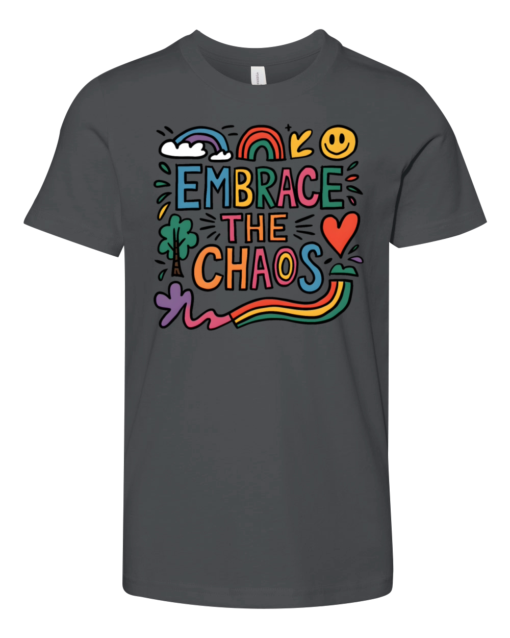 quotes Embrace The Chaos Youth Unisex Jersey Tee