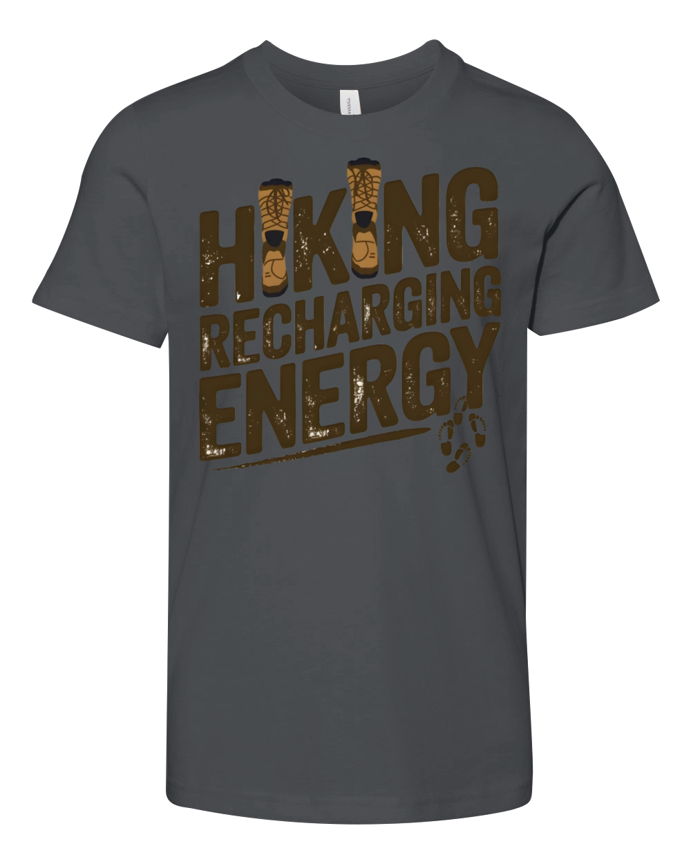 quotes Hiking Recharging Energi Youth Unisex Jersey Tee