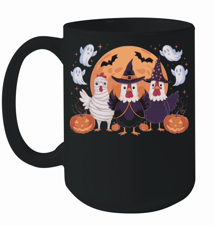 Chick or Treat Fall Halloween Boo Chick Or Treat Ceramic Mug