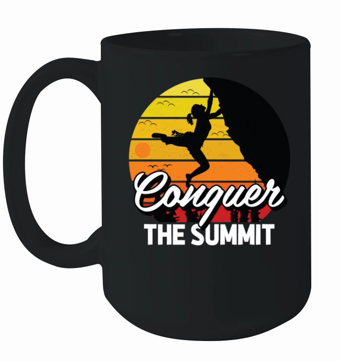 Conquer the Summit Ceramic Mug