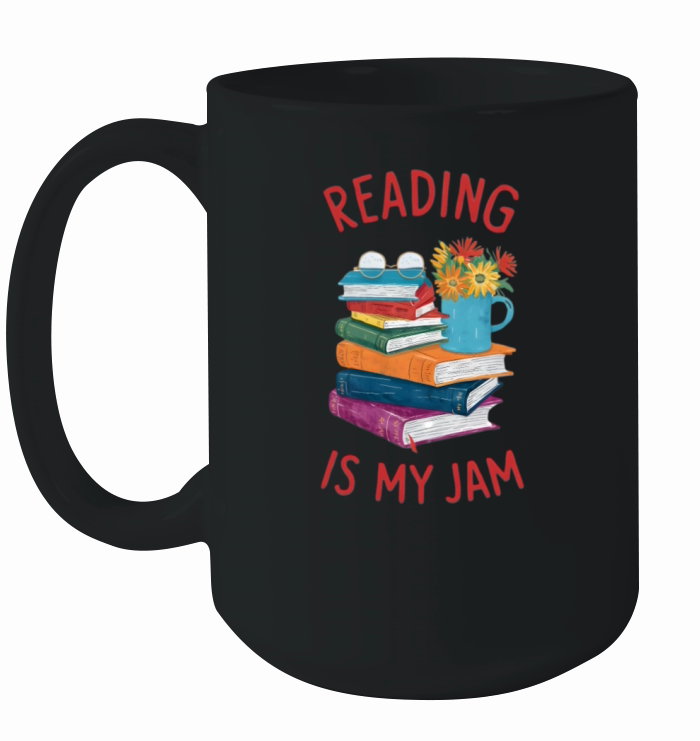 Reading is my jam Ceramic Mug
