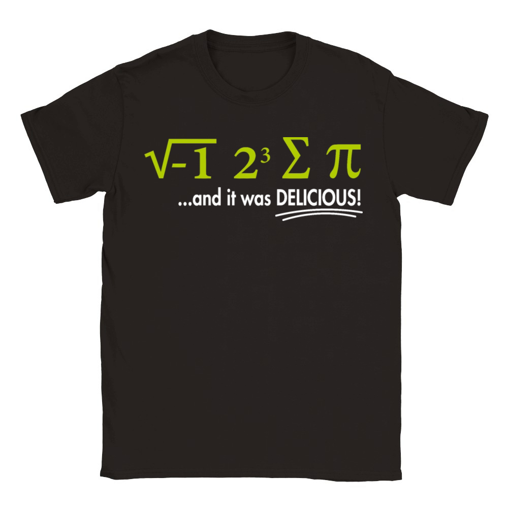 I Ate Some Pie And It Was Delicious 8 Pi Day 1BK7 Classic Kids Crewneck T-shirt