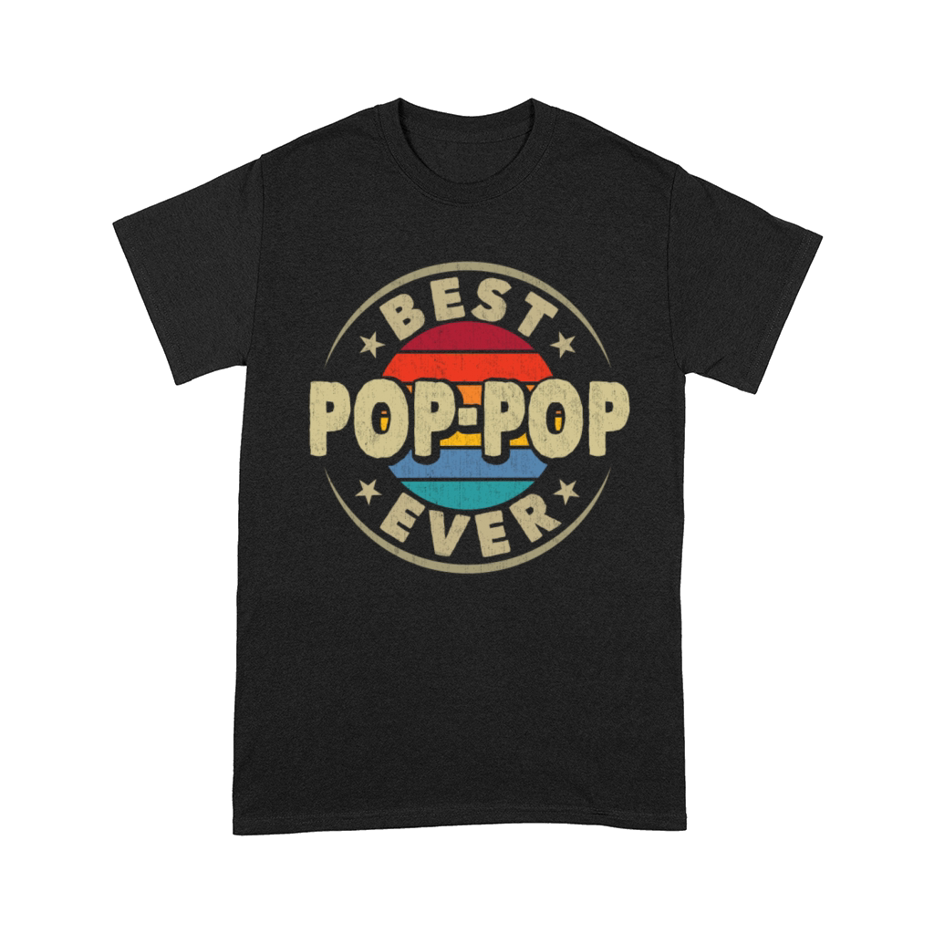 Best Pop-Pop Ever Vintage Grandad Fathers Day Comfort T-shirt