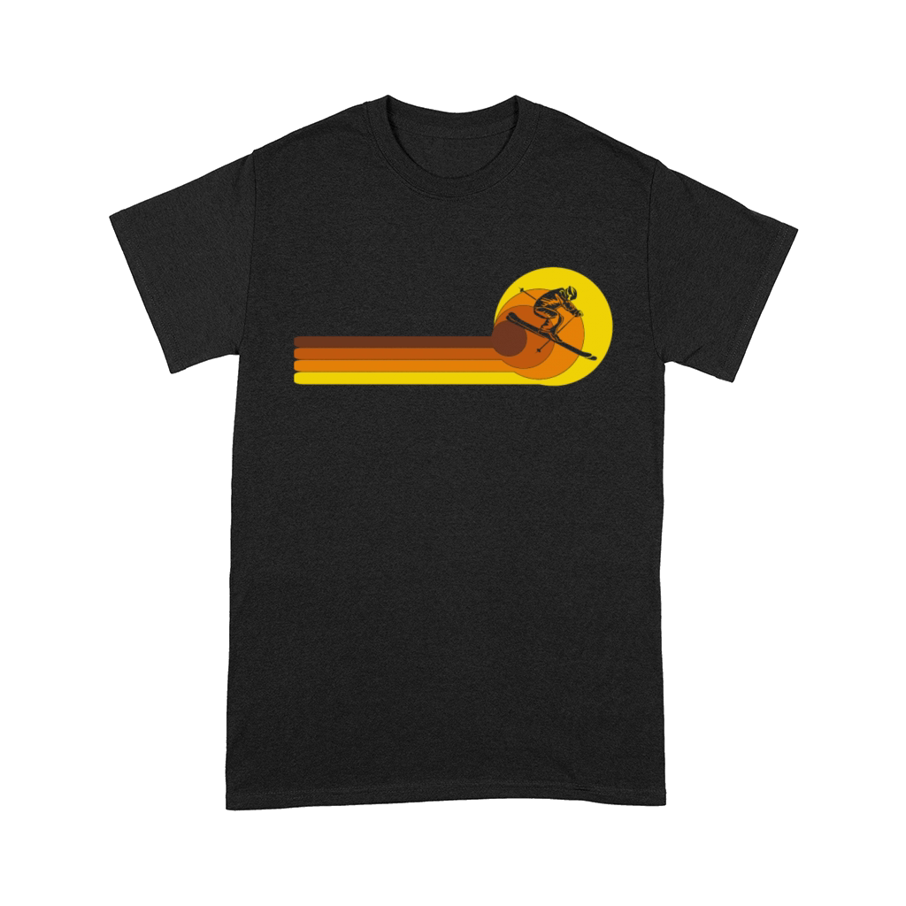 Ski Skilift Skiing Skiers Vintage Birthday Skier Comfort T-shirt