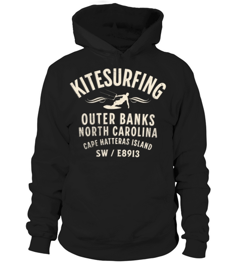Kitesurfing Outer Banks Nth Carolina Hoodie Unisex