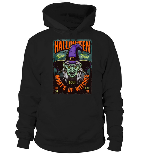 Vintage Halloween Witch Hoodie Unisex