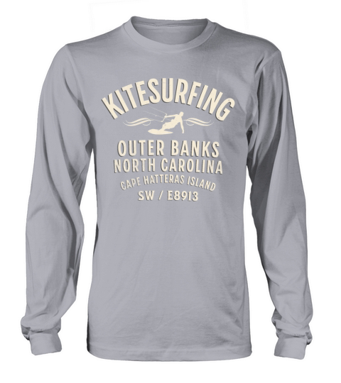 Kitesurfing Outer Banks Nth Carolina Long sleeved Unisex