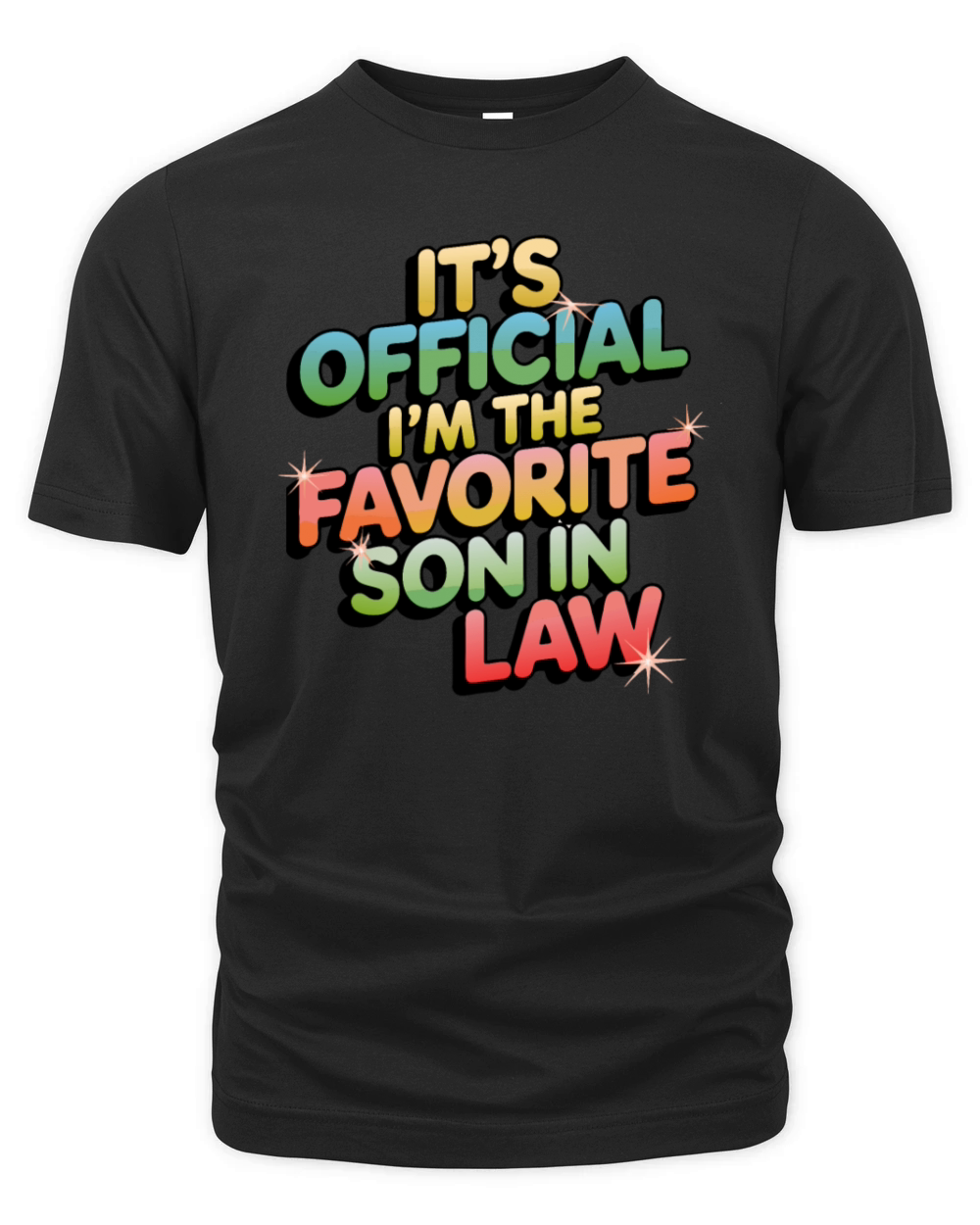 Its Official Im The Favorite Son In Law Funny Vi Organic Unisex T-shirt
