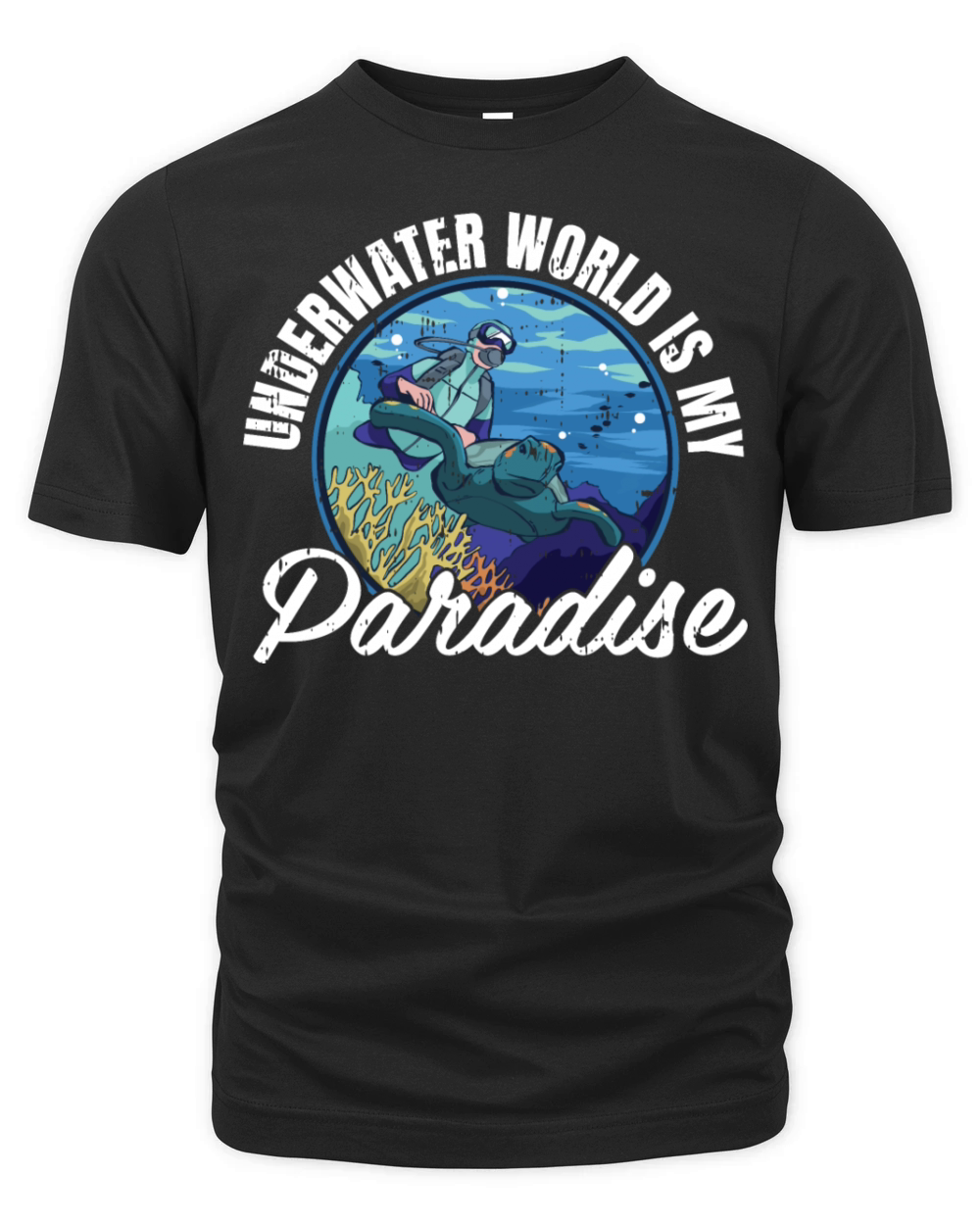 Underwater World Is My Paradise Organic Unisex T-shirt