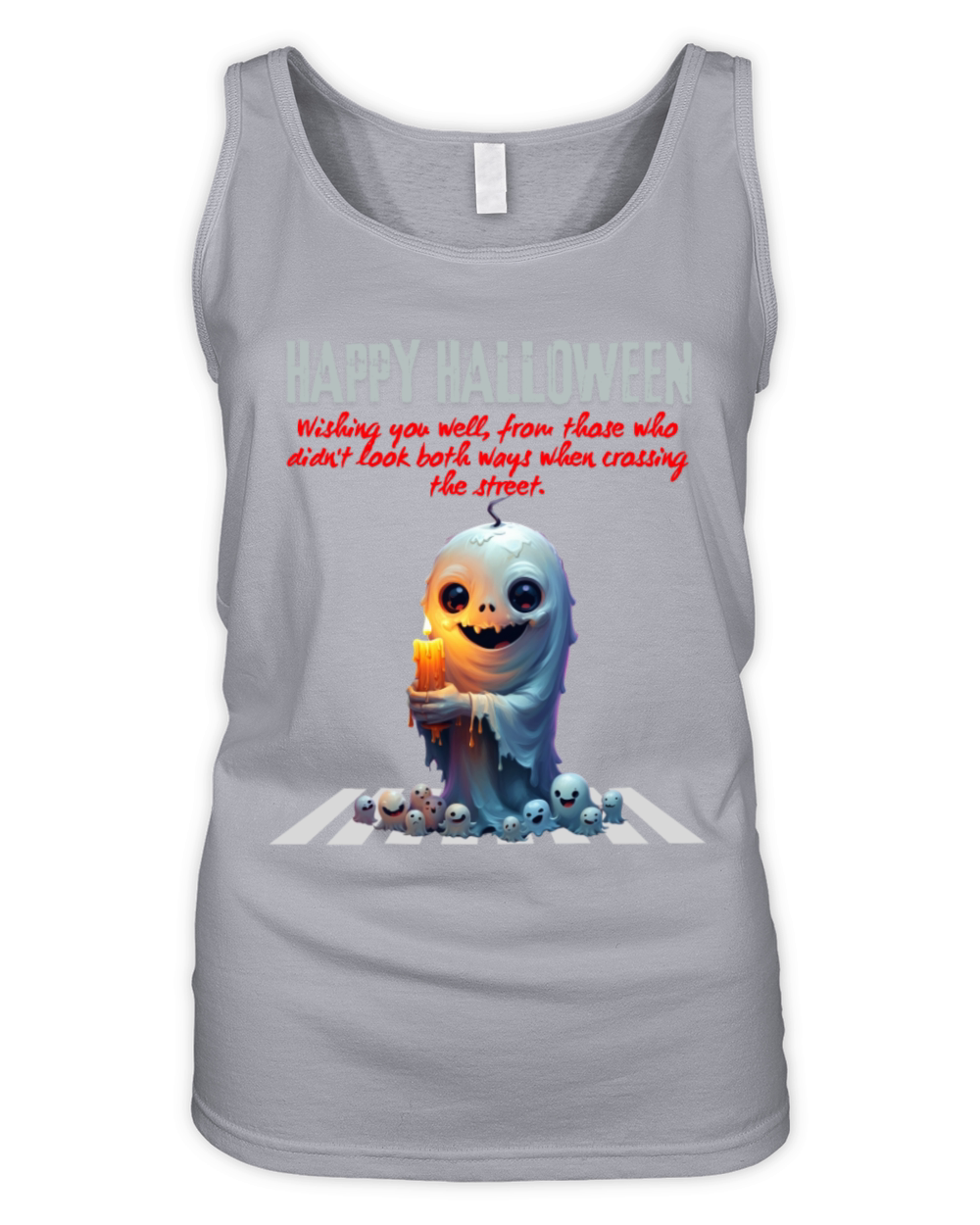 Happy Halloween Scary Story Wishing you a safe Organic Women's Tank Top