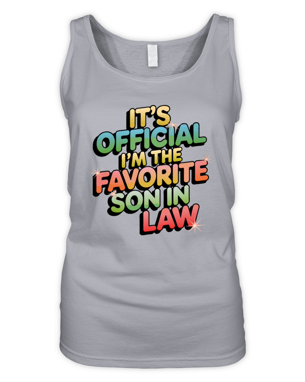 Its Official Im The Favorite Son In Law Funny Vi Organic Women's Tank Top