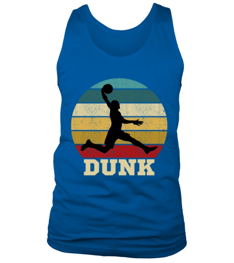 basketball Player Team Dunking Slam Dunk Retro Tank Top Unisex