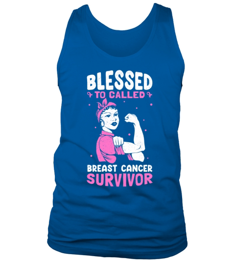 Blessed to Called Breast Cancer Survivor Breast Tank Top Unisex