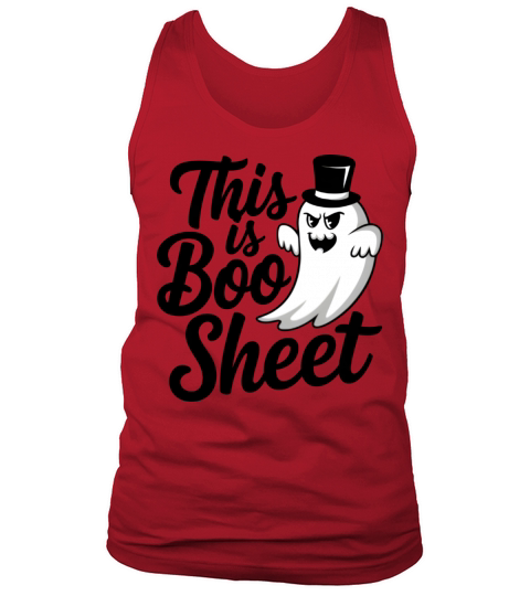This Is Boo Sheet Ghost Retro Halloween T-shirt Tank Top Unisex