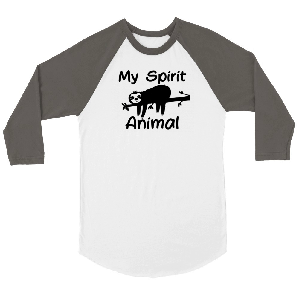 My Spirit Animal Unisex ¾ sleeve Raglan T-shirt