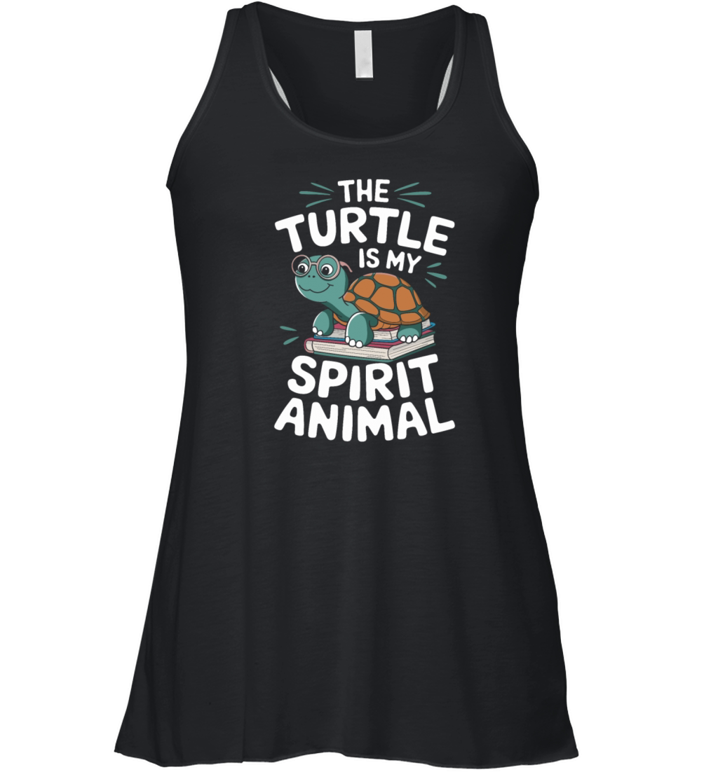 The Turtle Is My Spirit Animal Women's Flowy Tank Top