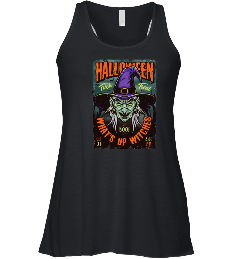 Vintage Halloween Witch Women's Flowy Tank Top