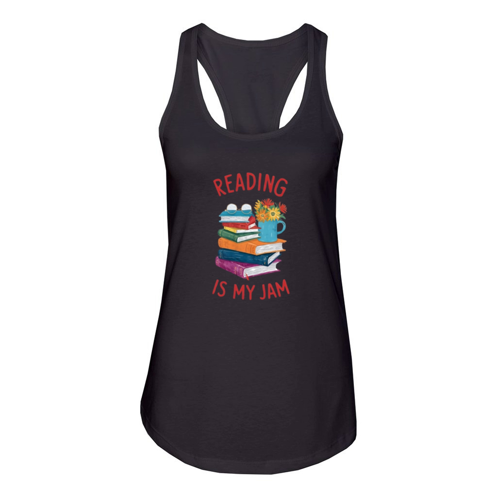 Reading is my jam Women's Racerback Tank