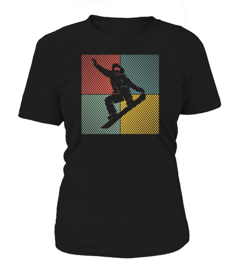 Snowboard Snowboarding Skilift Vintage Snowboarder Women's T-Shirt