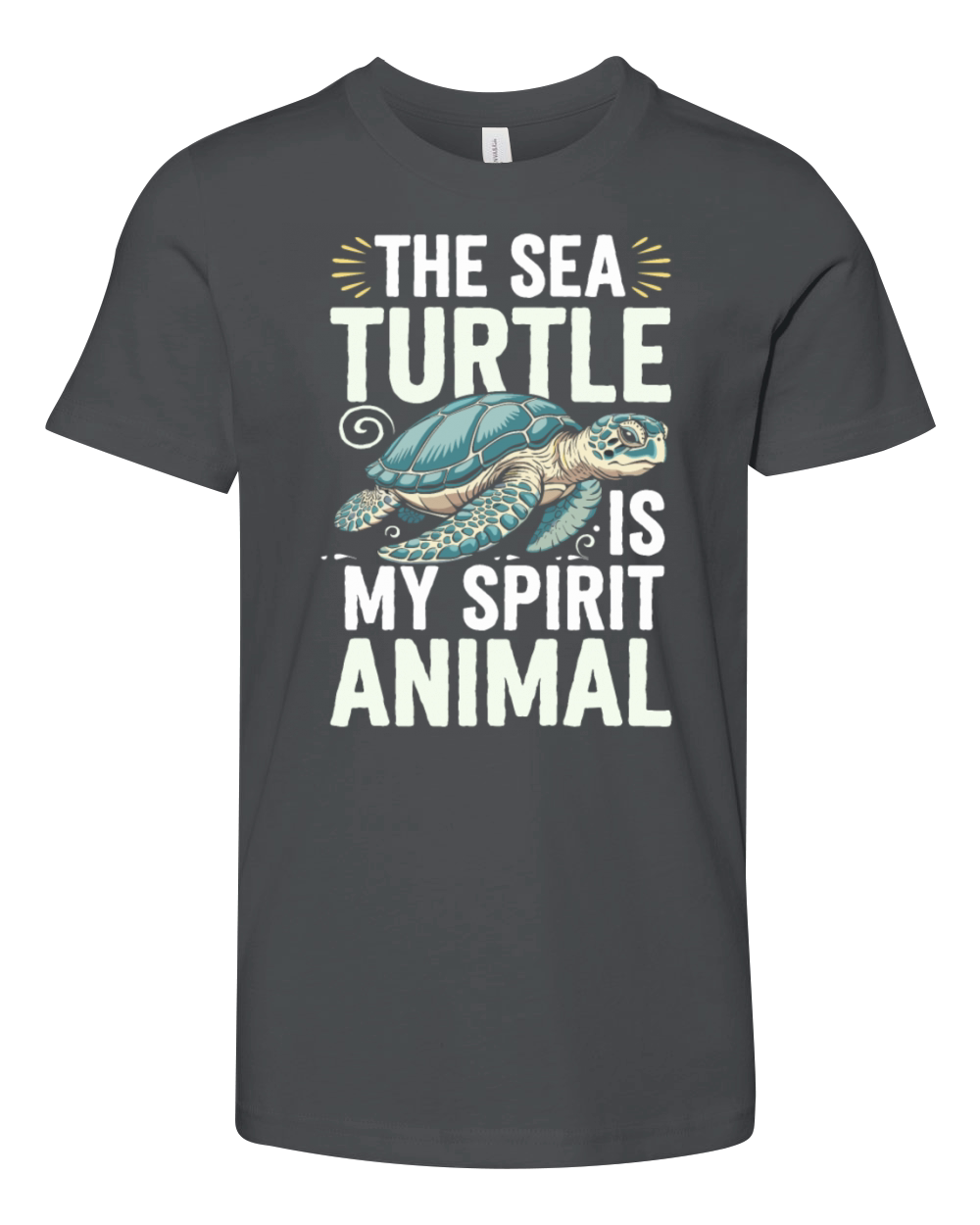 The Sea Turtle Is My Spirit Animal Youth Unisex Jersey Tee