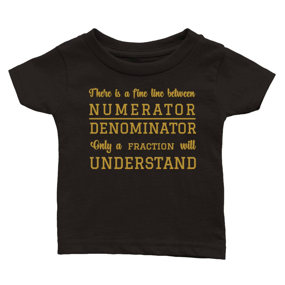 Numerator and denominator Classic Baby Crewneck T-shirt