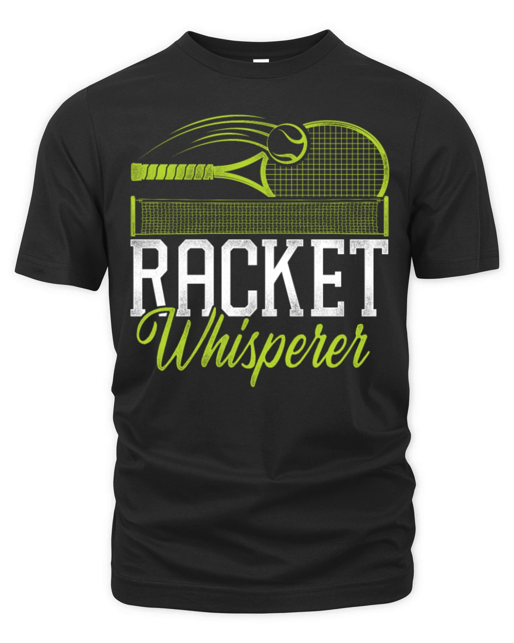 Funny Tennis Player Racket Pun Organic Unisex T-shirt