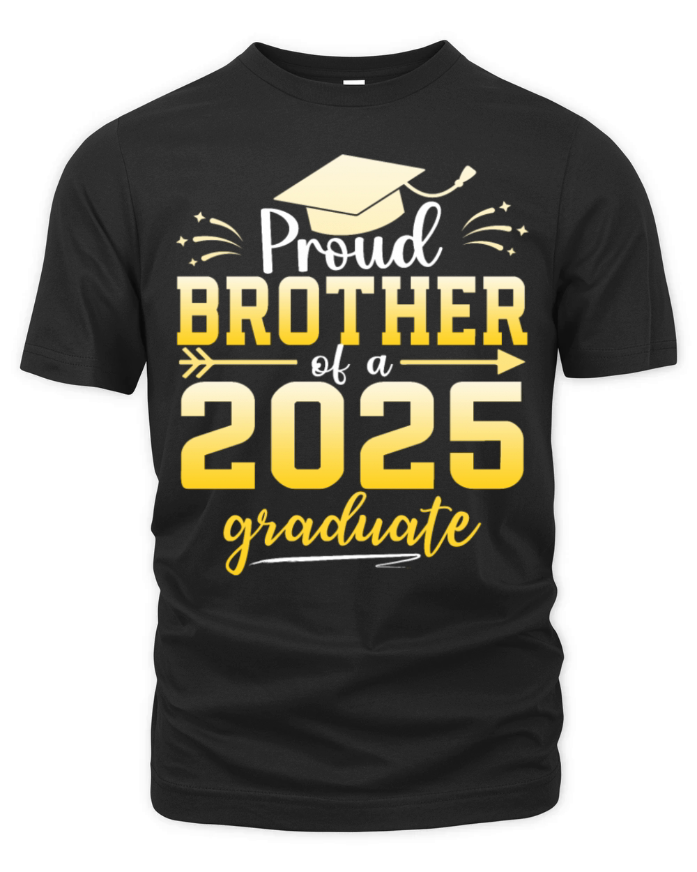 Proud Brother Of A Class Of 2025 Graduate Organic Unisex T-shirt