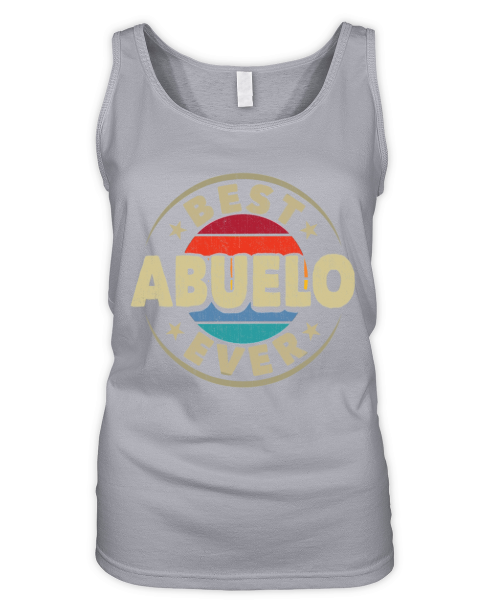Best Abuelo Ever Retro Vintage Spanish Grandpa Organic Women's Tank Top