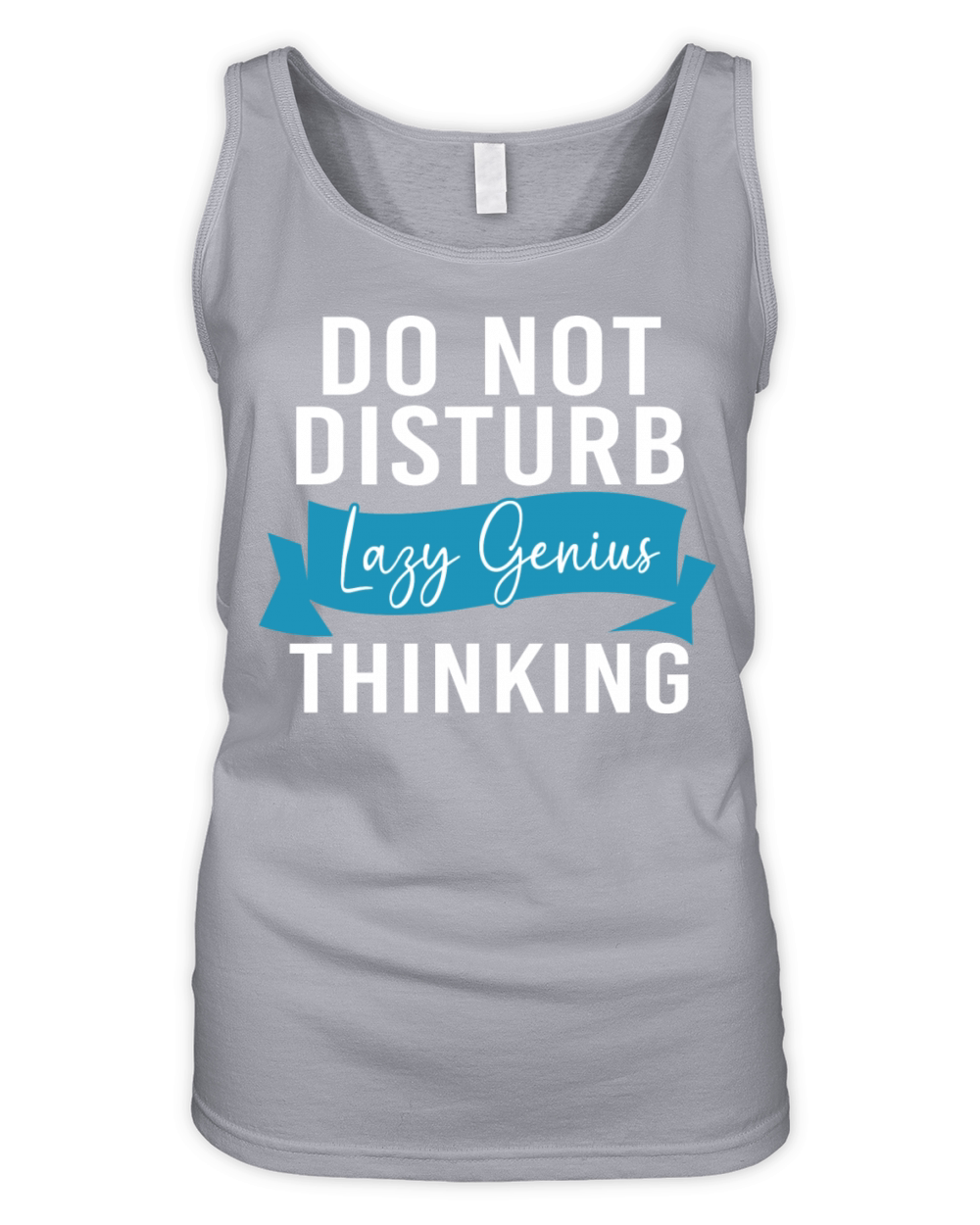 Do Not Disturb Lazy Bone Funny Procrastinator Organic Women's Tank Top