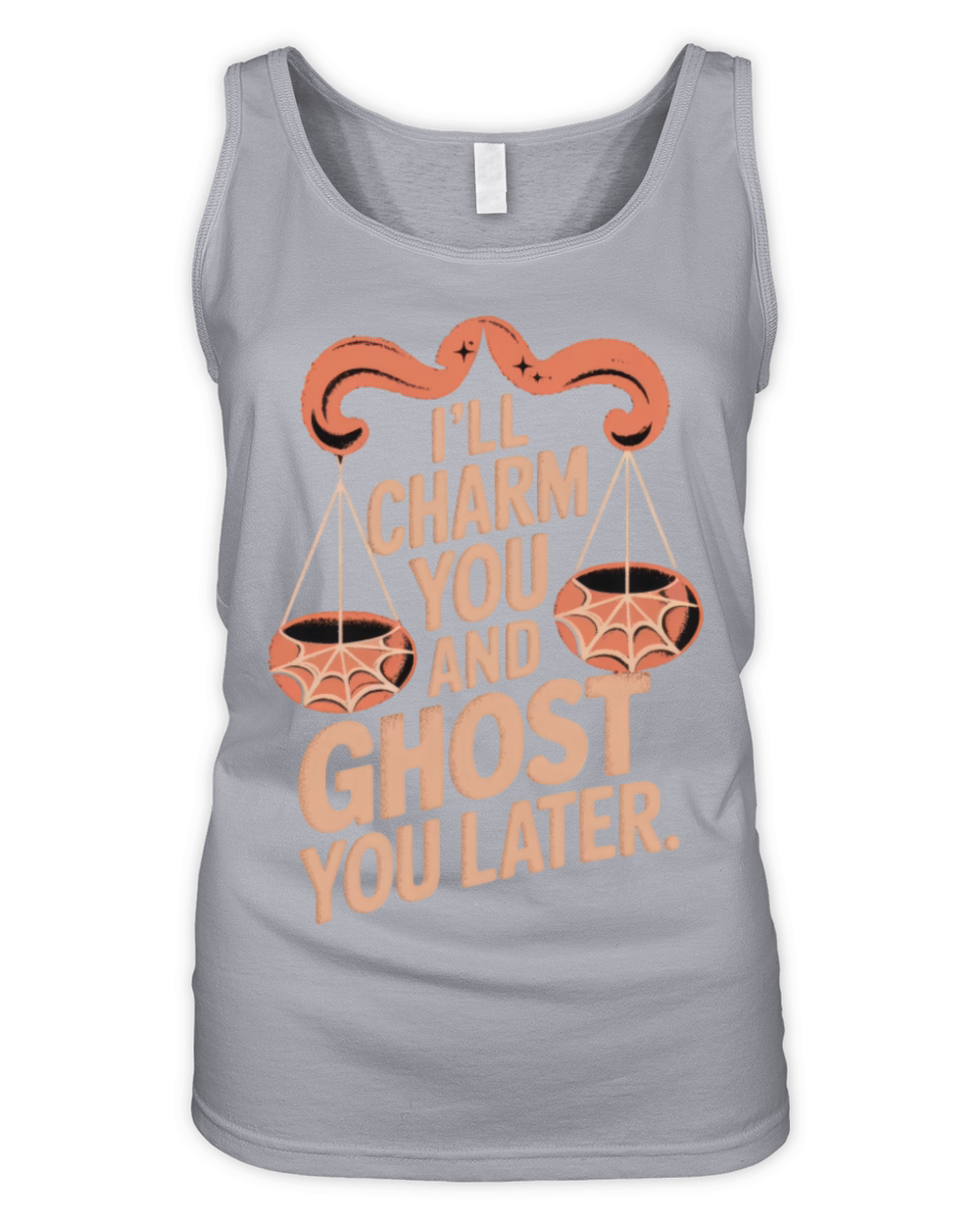 Funny Libra Halloween Quote Organic Women's Tank Top
