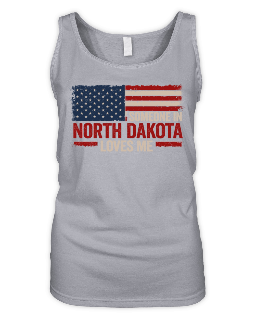 Someone In North Dakota Loves Me Organic Women's Tank Top