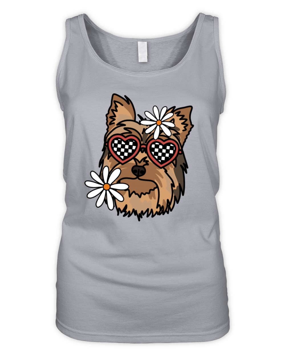 Yorkshire Terrier Retro Dog Organic Women's Tank Top