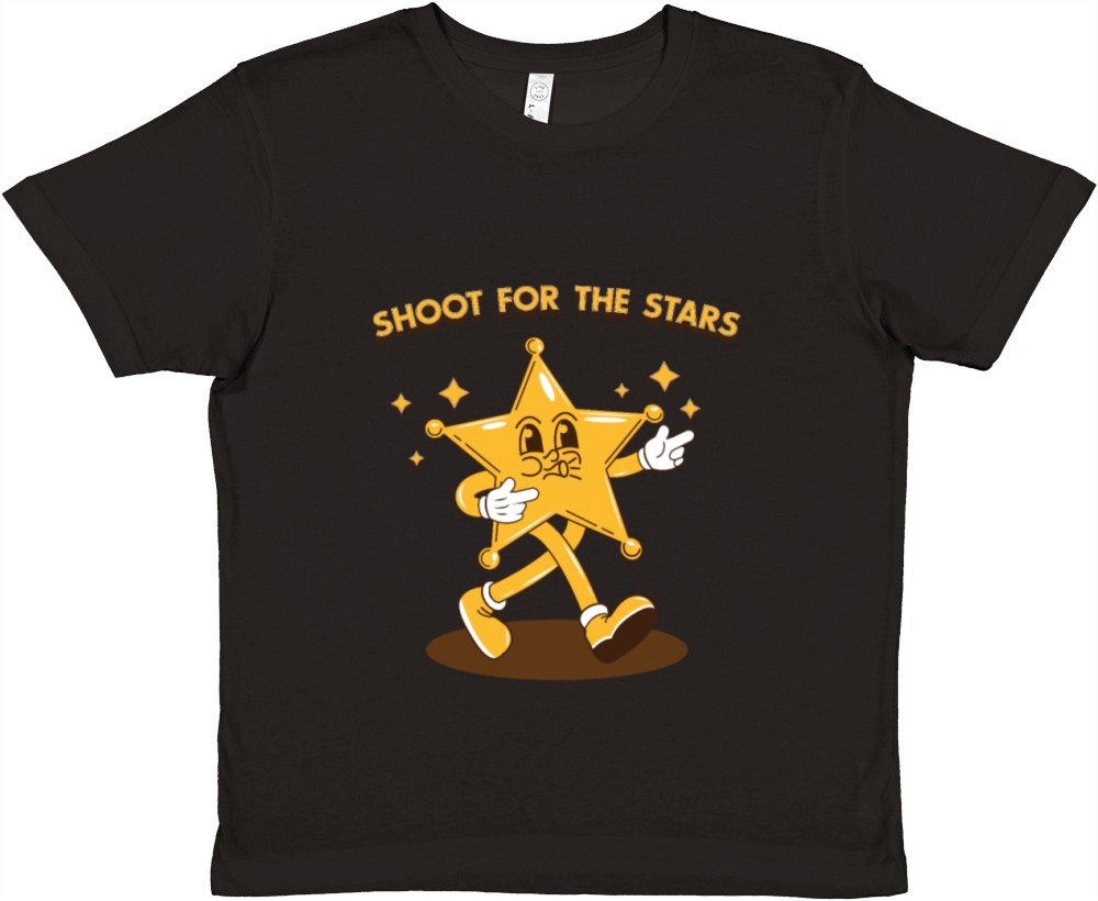 Shoot For The Stars - Humor Premium Kids Crewneck T-shirt