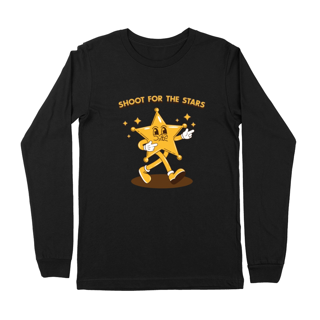 Shoot For The Stars - Humor Premium Long Sleeve