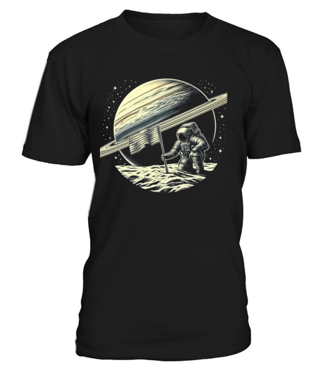 Retro Astronaut on Planet Space Adventure 6 T-Shirt Unisex